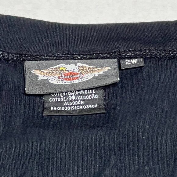 Womens Harley Davidson jeweled short sleeve size 2W - Picture 3 of 8